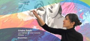 Cristina Toledo es una pintora de Las Palmas de Gran Canaria