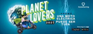 lovesharing sortea una moto electrica planet lovers 2021